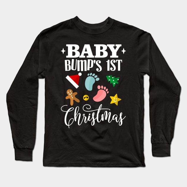 Baby Bumps First Christmas Maternity Long Sleeve T-Shirt by teevisionshop